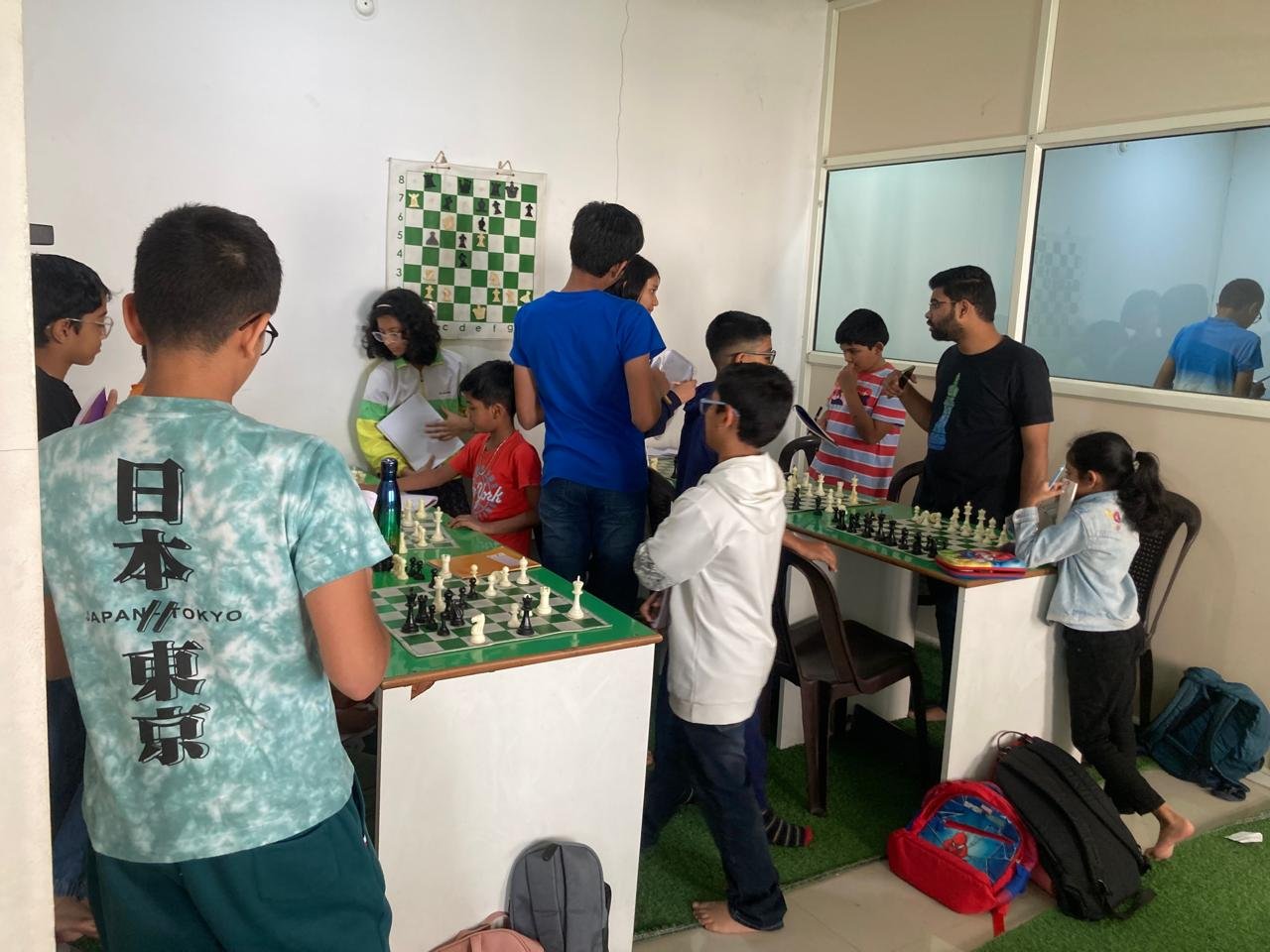 Kids Playing chess